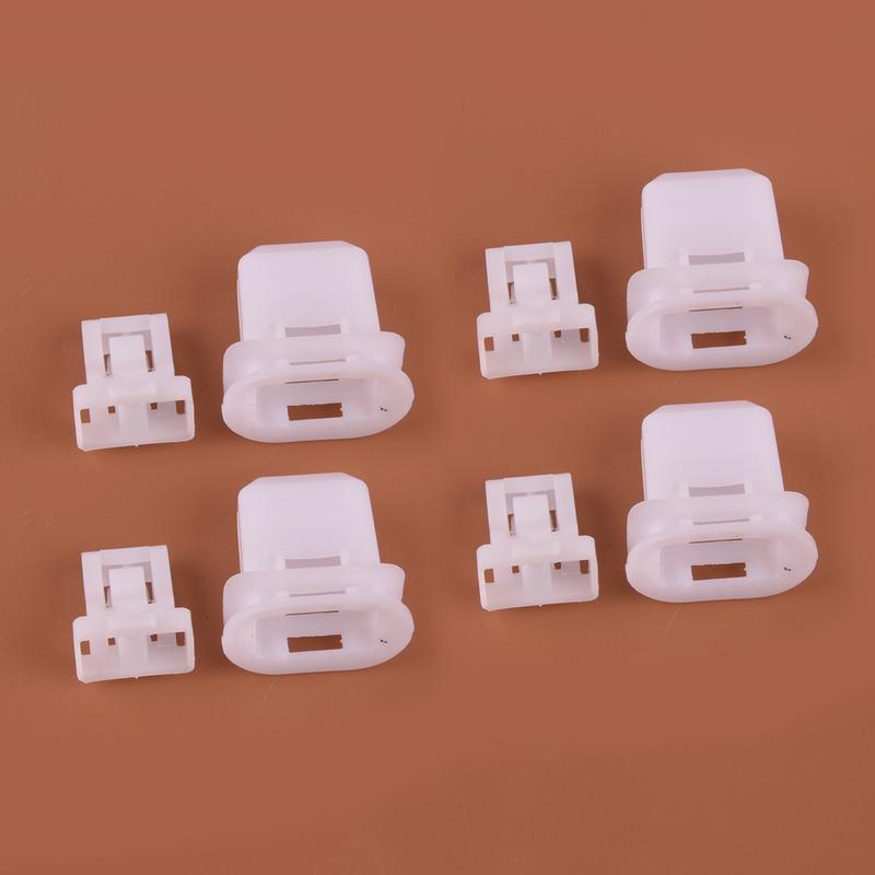 4 Sets Car Rear Back Seat Cushion Pad Fixing Clip Buckle Retainer White Plastic Fit for GM Chevrolet