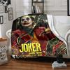 1pc Joker Flannel Throw Blanket Lightweight Soft Warm All Season Blanket for Sofa, Bed, Travel,L1028036