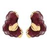 Sweet Temperament Mesh Flower Earrings Fashion Premium Girlish Exaggerated Ear Jewelry Hot Selling Accessories For Women