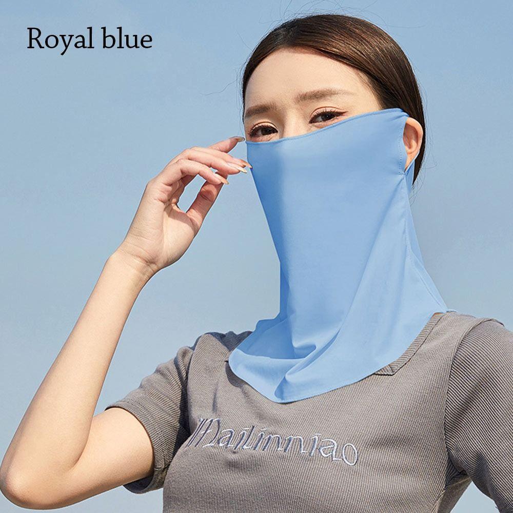 

UV Protection Full Face Mask Breathable Motorcycle Scarf Fashion Bike Mask Outdoor Sport королівський синій колір