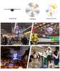 42CM 3D Holographic LED Fan Projector: Wall-Mounted Rotating Display for Aerial Advertising