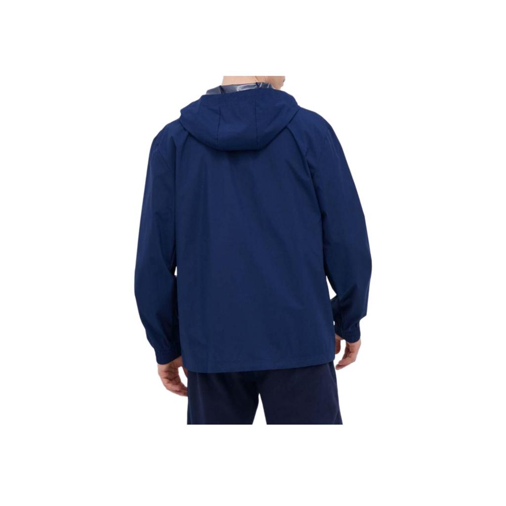 Adidas Zip-Up Hoodie Casual Sport Jacket Men Outerwear Navy-Blue IK4011