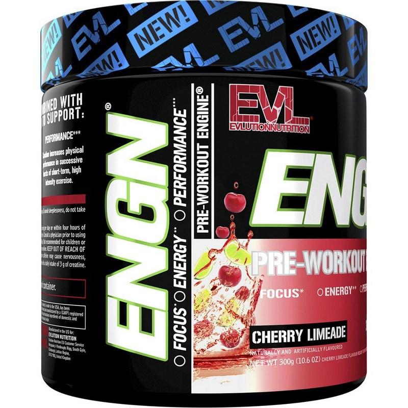 EVLUTIONNUTRITION ENGN Pre-Workout Engine Cherry Limeade Flavor, 300g, 1 unit