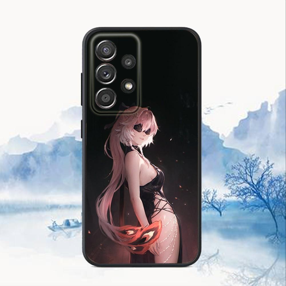 

W-Wuthering Waves Changli Phone Case For Samsung S25,S24,S21,S22,S23,S30,Ultra,S20,Plus,Fe,Lite,Note,10,9,5G Black Cover Samsung S20fe