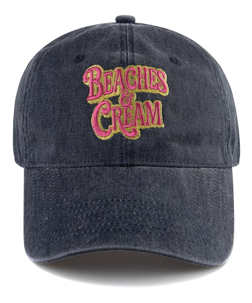 Bichiseuaenkeulim Shadow Pigment Ball Cap-Navy