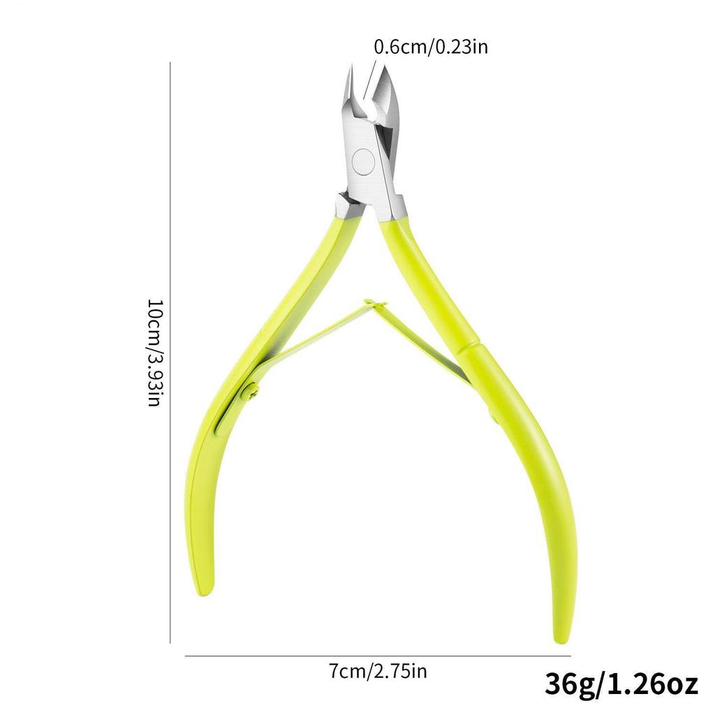D501 Stainless Steel Cuticle Nipper & Hangnail Remover Set - Gray Manicure Tool