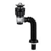 Flexible Sink Drain Pipe with HB Pop-up Stopper Compatible with Bathroom Washbasin Plumbing Systems Adjustable Length for Easy Installation