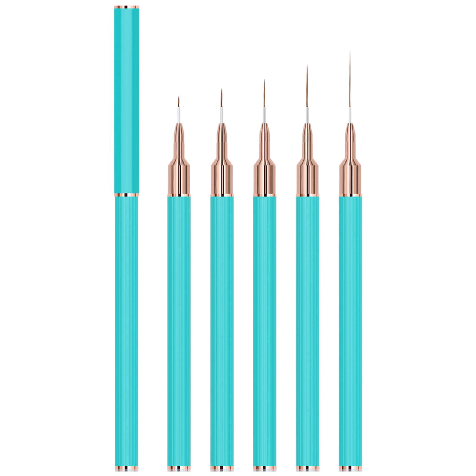 

5 шт. профессиональных кистей для дизайна ногтей, ручка для нанесения точек на ногти, красивые кисти для рисования, инструменты для рисования, подарок для мамы