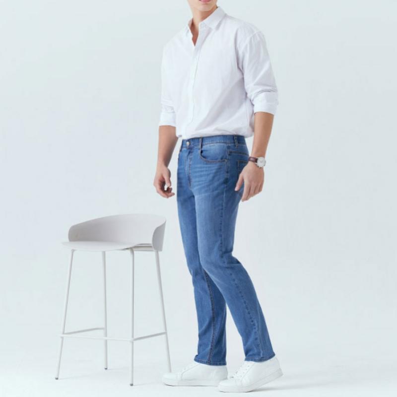 Bang Bang Men S Relax Ultra Stretch elaStic waiSt jeanS 1+1