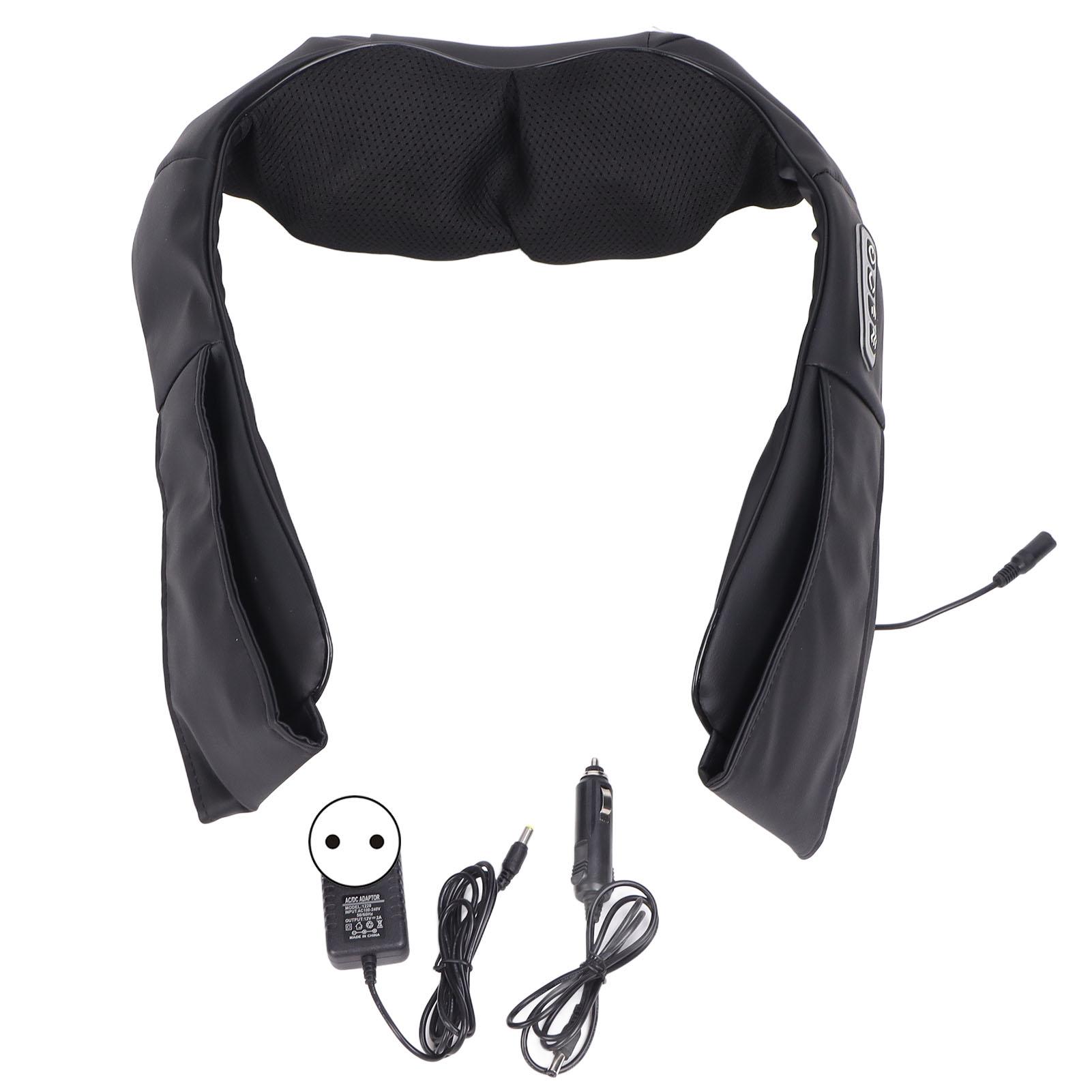 

Шиацу Массажер для шеи и плеч с подогревом Двунаправленный 3D Электрический массажер 100-240В Вилка ЕС