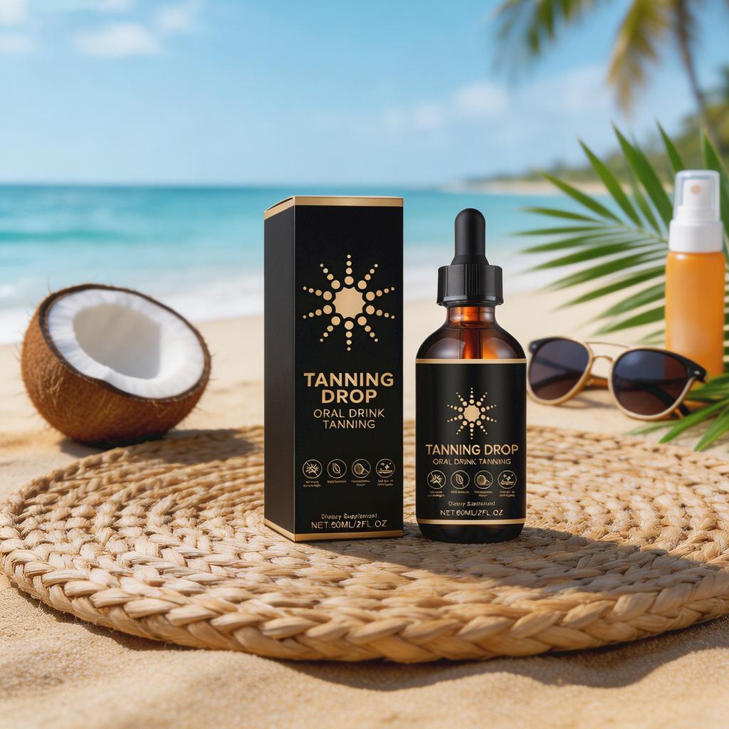 Sunlight Darkening Drops, Moisturizing And Darkening Serum, Golden -colored Skin Serum Lotion, Sunlight Darkening Drops,60ml