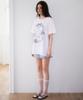 ROSEFRANTZ Vintage Floral Frame T-Shirt [White]