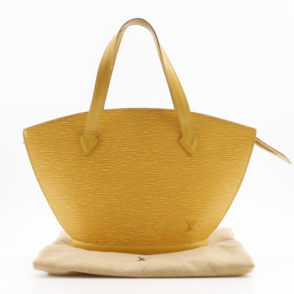 Louis Vuitton Sun Jack Handbag M52279 Tassiri Yellow Yellow Epi Leather Women Used