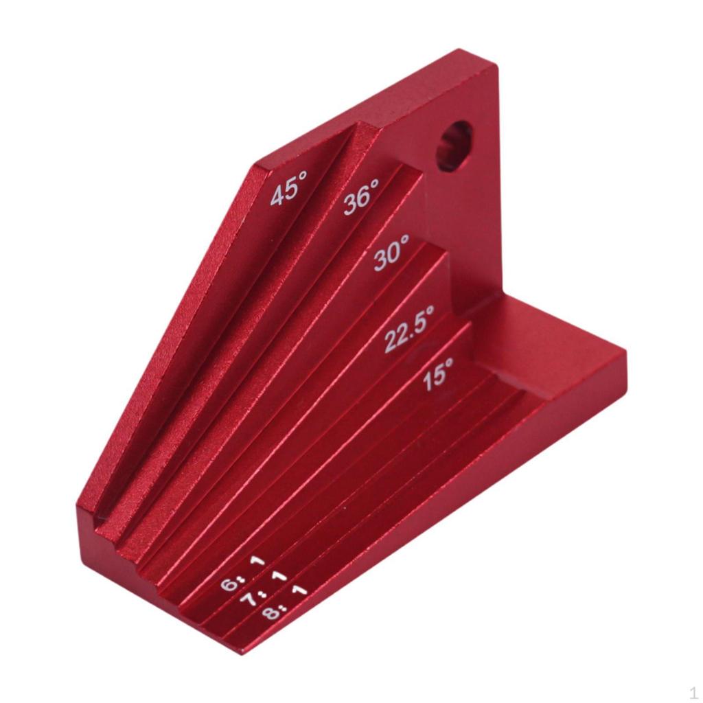 Carpentry Angle Finder Bevel Block Gauge Layout Measuring Tool Premium Woodworking Protractor