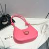 Fashion Women's Bags, Niche Design, Temperament, Underarm Baguette Bag, Simple and Versatile, High-end Single Shoulder Crossbody Saddle Bag