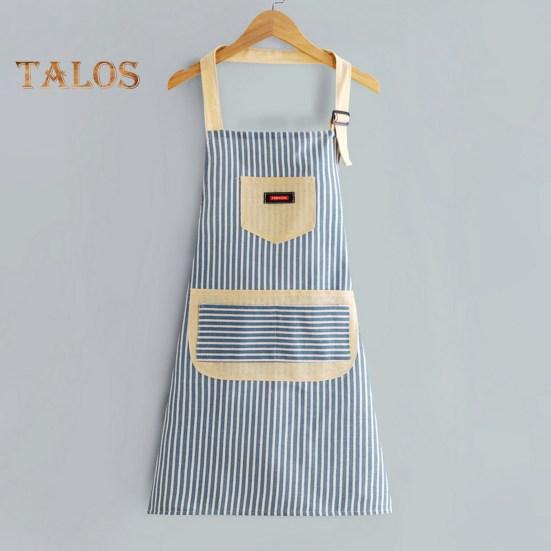 Avental feminino alça ajustável à prova de óleo estilo coreano bonito fácil limpeza cinta avental para assar