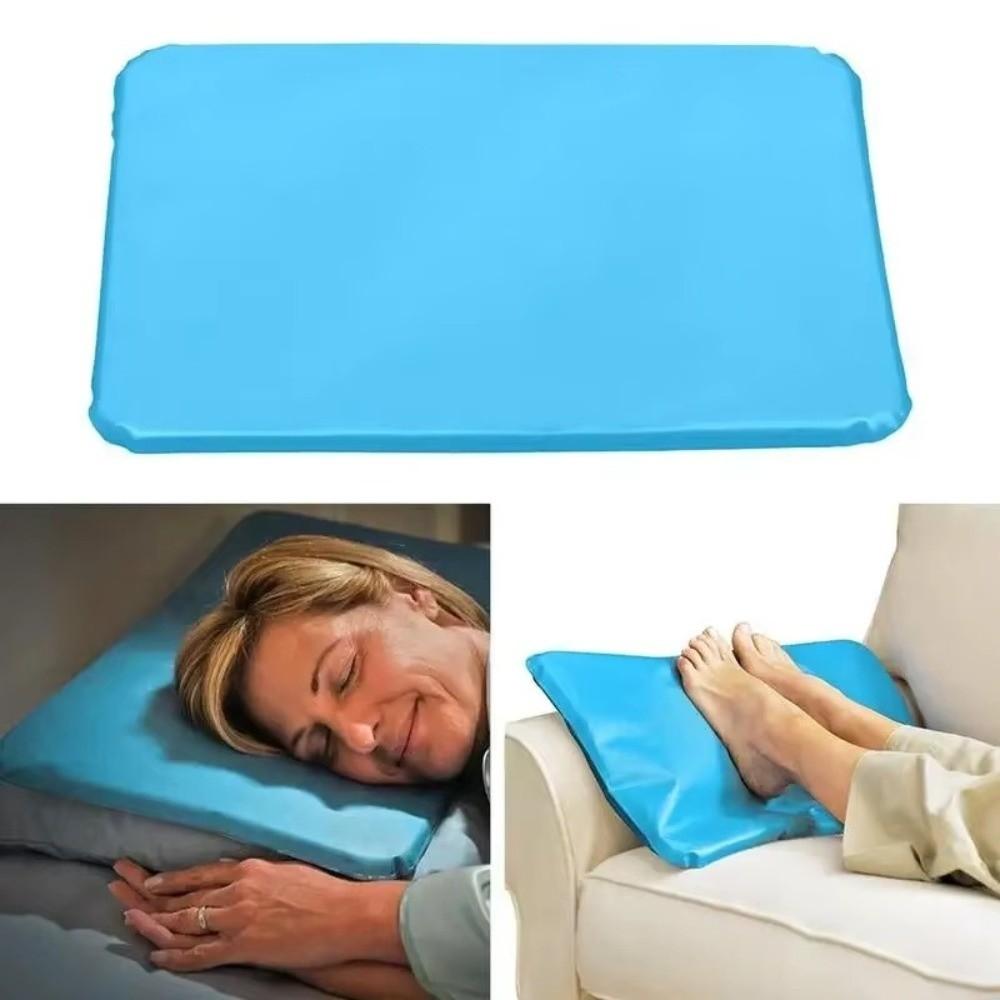 Refillable Cooling Ice Pillow PVC Ice Mat Cooling Pad Ice Cushion  Summer Use