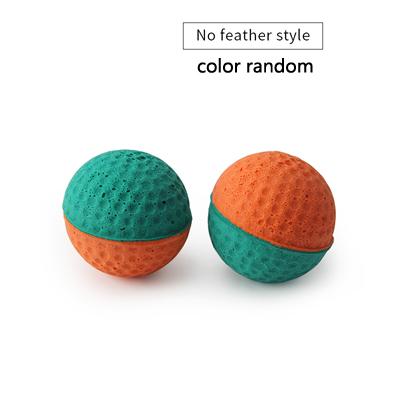 10pcs Pet Toys Latex Ball Cat Toy Foam Ball Feather Kitten Playing Cats Ball Toy