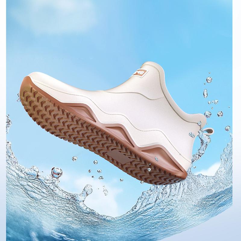 Winter Herbst Frühling Sommer Warme Pelz Regen Schuhe Herren Damen Rutschfest Abriebfest Regenwasser Watfischen Angelstiefel