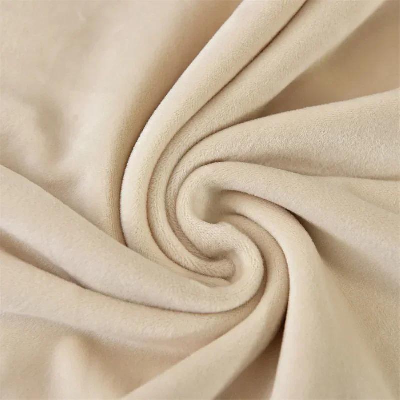 Soft Velvet Dining Armchair Covers Spandex High Back Chair Slipcover Elastic Seat Protector for Home Office Computer Hotel 1PC