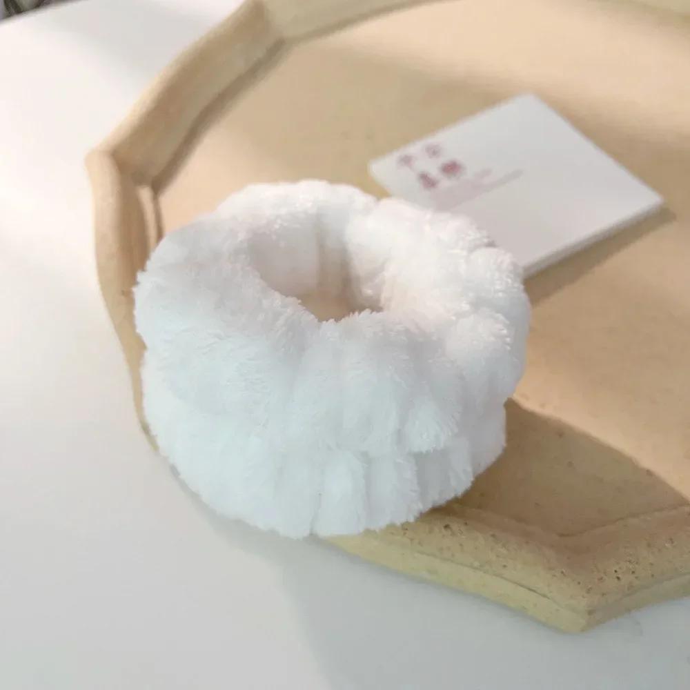 Wrist Washband Microfiber Wrist Wash Towel Band Wristband Scrunchies for Wash Face Absorbent Wrist Sweatband for Women Headband