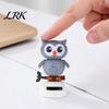 Plastic Solar Ornament Funny Dancing Duck Toys, Creative Fun Swinging Bright Color Toy Owl Car Decorations Desktop Ornaments Interior Dashboard