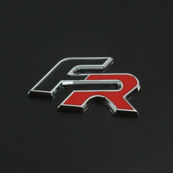 Metal Car Personality Emblem FR Rear Body Decorative Sticker