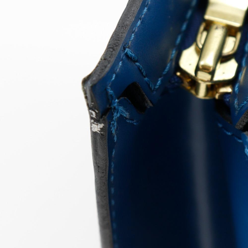 Louis Vuitton Sun Jack Handbag M52275 Toledo Blue Blue Epi Leather Women Used