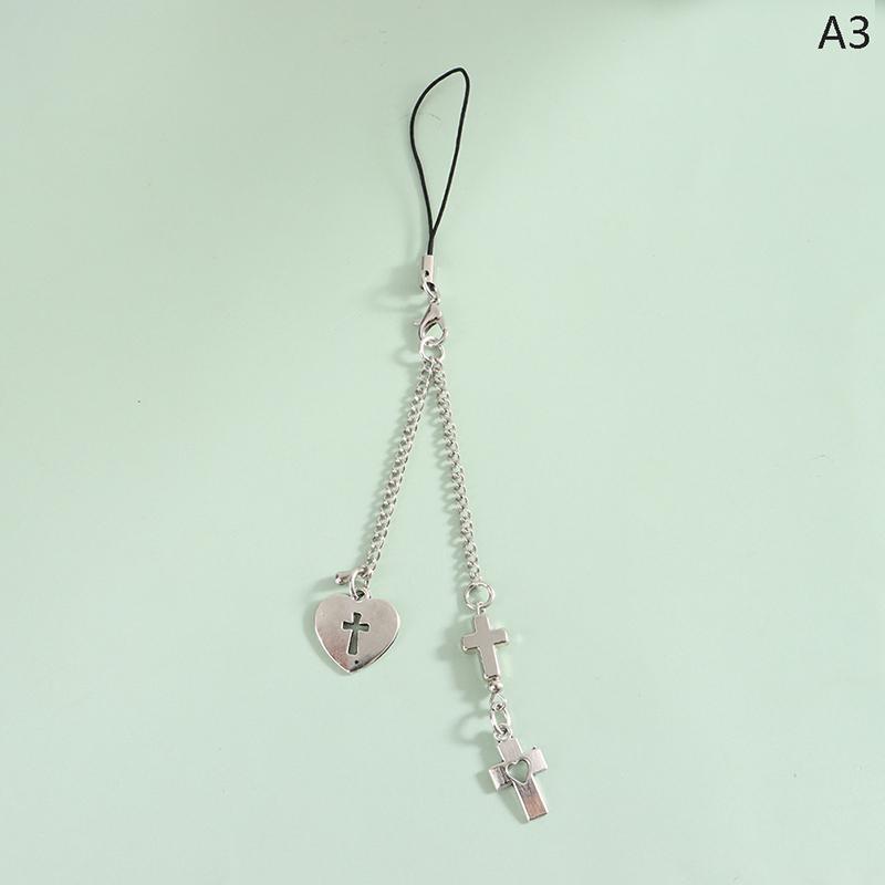 

New 1pc Simple Pink Y2K Phone Pendant Kawaii Women Love Star Cartoon Charms Chain For Keys Bags Accessories Charms Phone Lanyard
