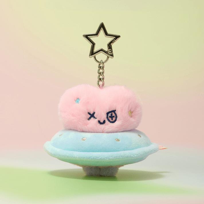 TREASURE TRUZ Planet Mini Plush Key Ring