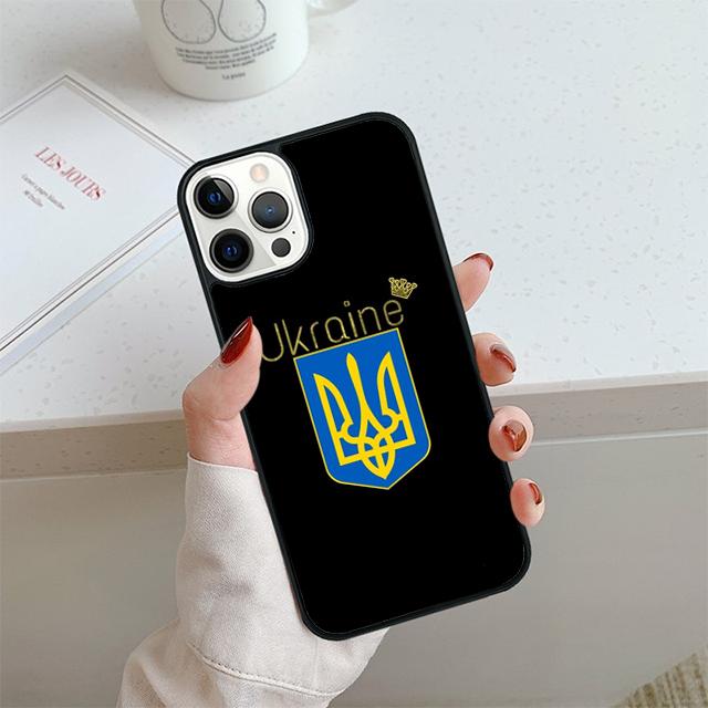 U-kraine Flag Phone Case For iPhone 17 Air 13 12 14 15 16  Cover For Apple iPhone 17 Air 14 15 16 Pro Max Plus Coque