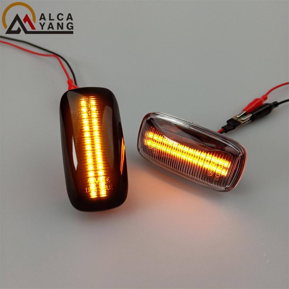 Flowing LED Side Marker Dynamic Turn Signal Light Lamp for Nissan Maxima Skyline R34 Almera N15 N16 Pulsar Primera P11 P12