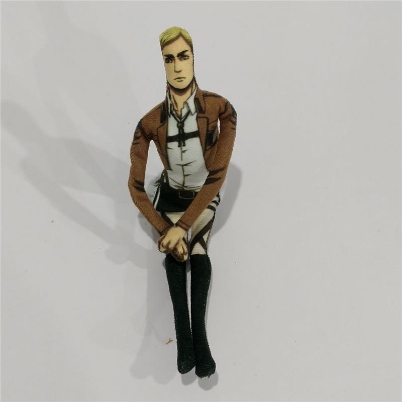 Anime Attack On Titan Levi Cosplay Plüschpuppe Körper Draht Skelett Action Stoffpuppen Zubehör Ornament Geschenke 28cm