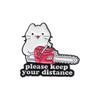 Mental Health Animal Enamel Pins Go Away I'm Introverting It Is What It Is And It's Autism Brooches Lapel Badge Jewelry Gifts