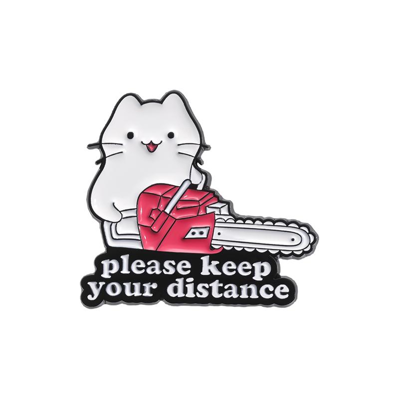 Mental Health Animal Enamel Pins Go Away I'm Introverting It Is What It Is And It's Autism Brooches Lapel Badge Jewelry Gifts