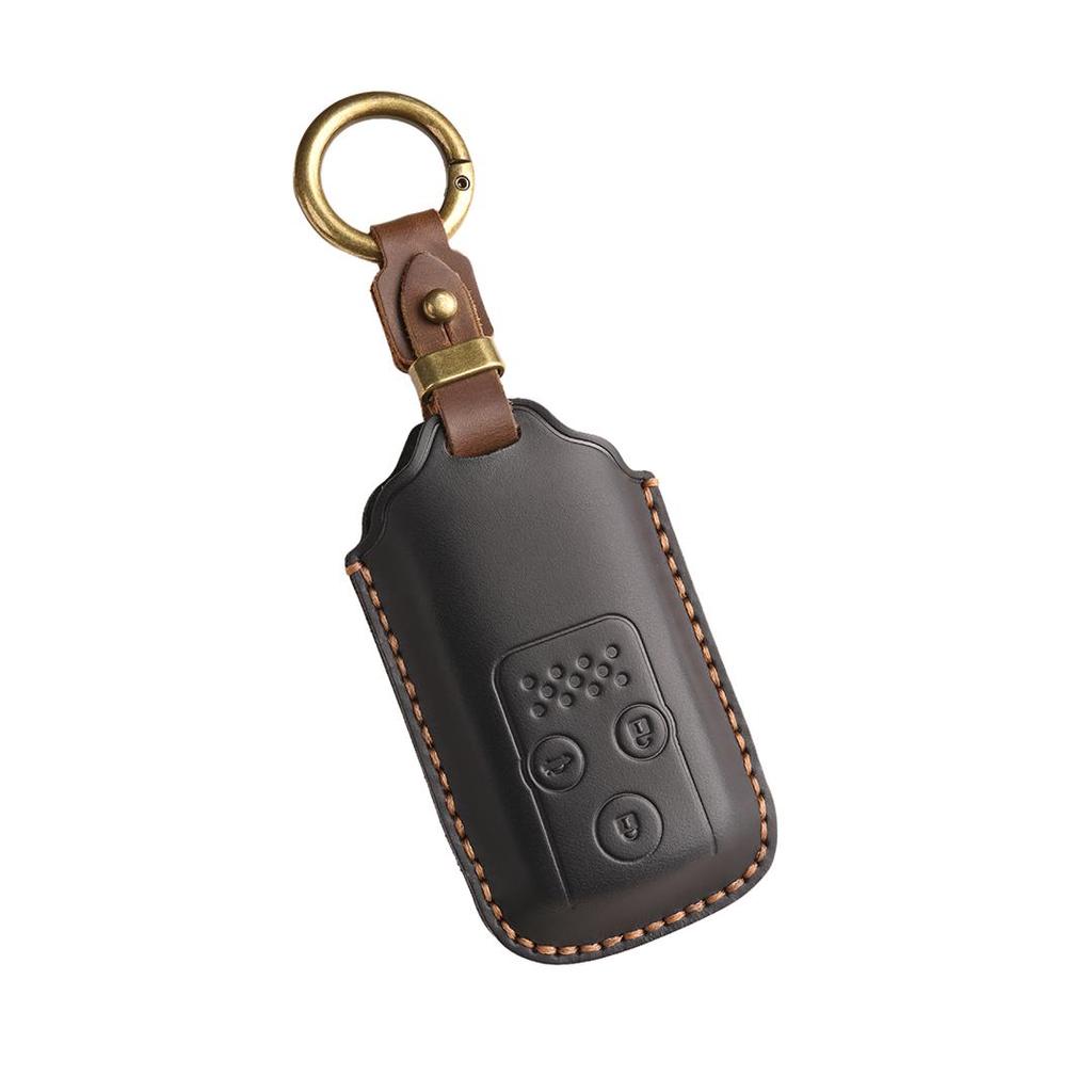[Honda] Car Key Cover keychain Cowhide Handmade Suitable for Fit Civic Accord Pilot CRV HRV Odyssey5