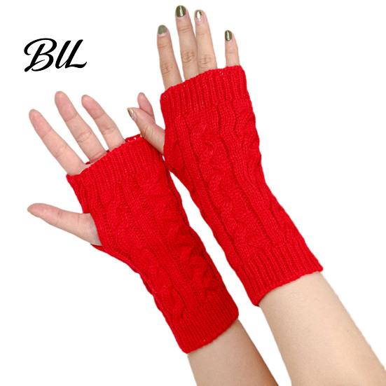 Knitted Arm Warmers for Women Ribbed Wrist Warmers, Stretchy Cable Fingerless Gloves, Elegant Winter Soft Warm Mitten, Half Finger Sleeves Autumn