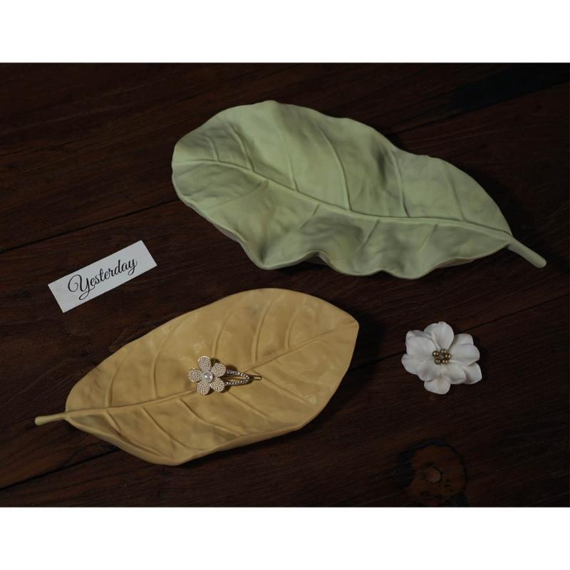 Schmuckschalenformen Schmucktablettformen Blattform Harzgussformen Silikonformen für DIY Handgefertigte Tabletts