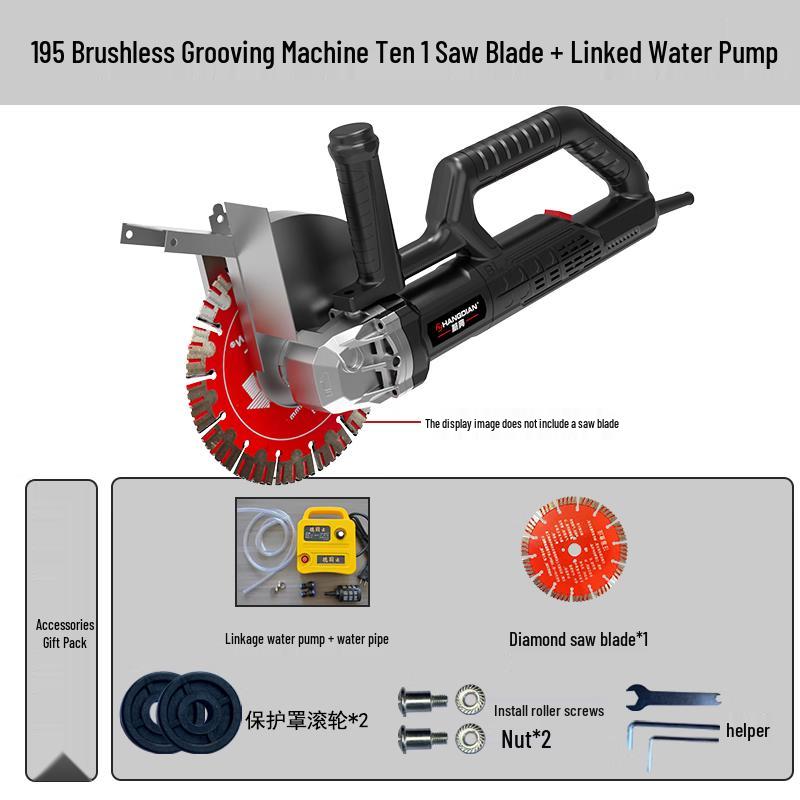 

Brushless Electric Wall Slotting Machine CN plug (adapter included)