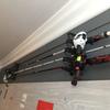 Portable Fishing Rod Rack Fishing Rod Storage Holder Wall Mount for Garage Carps Cabin Basement Holds 6/4/3 Fishing Rod