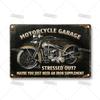 Crosscountry Motorcycle Tin Sign Vintage Metal Wall Decor Garage Home Bar Metal Plaque