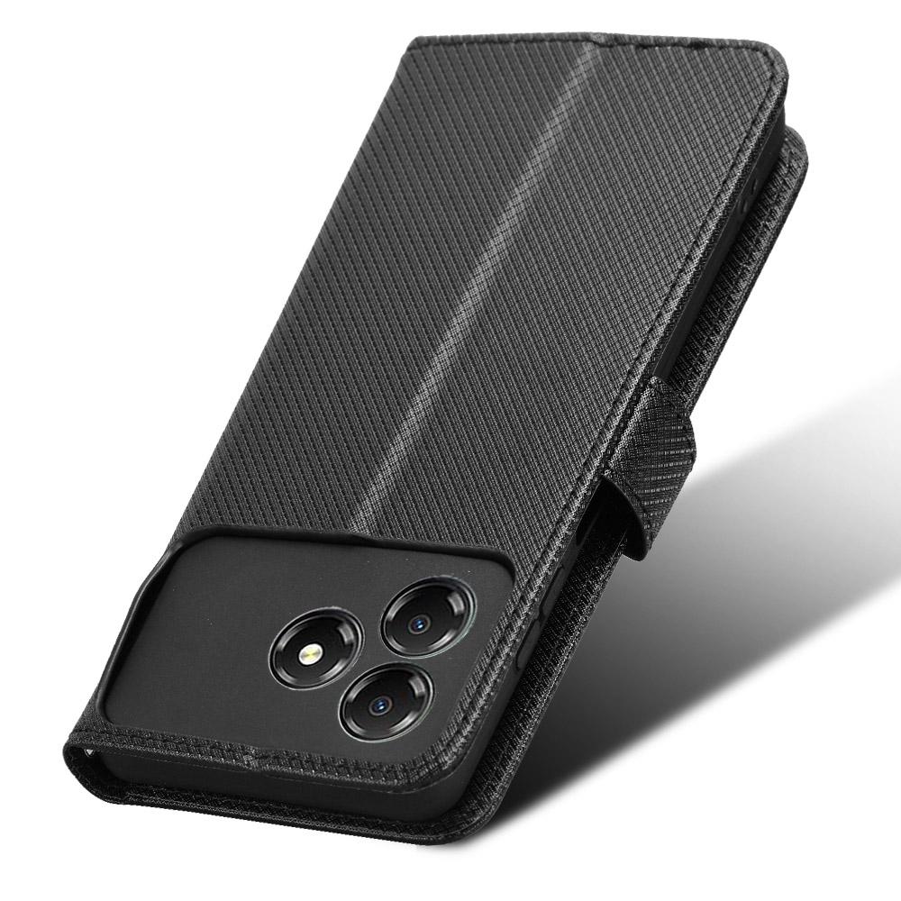 For ZTE Blade A36 Leather Wallet Case with Strap Diamond Texture Phone Cover