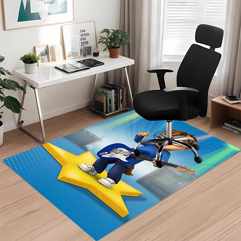 Tapete com Estampa de Alvin e os Esquilos para Cadeira de Escritório Sala de Estar Quarto Cozinha Decoração de Ambientes Presentes