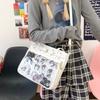 Y2K Itabag Subculture Punk Goth Pu Large Capacity Girls JK Crossbody Shoulder Bag
