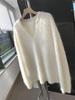 Women's Autumn & Winter Goose Yellow Mohair Sweater - Soft, High-Grade Mink Fleece, Cozy Lazy Style