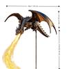 Resin Solar Dragon Fire Garden Light Solar Powered Solar Garden Light  for Lawn Yard Patio Decor