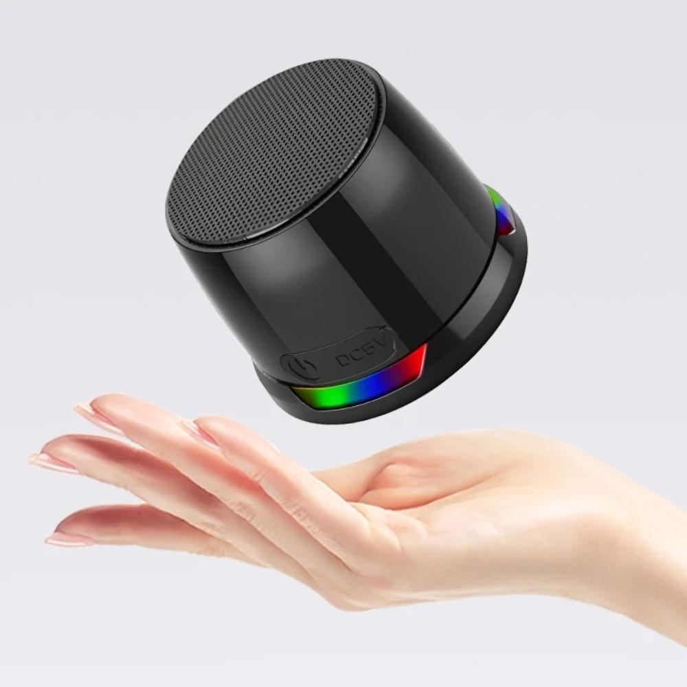 Deep Bass Magnetic Mini Speaker Anti Lost Portable Sound Box RGB Light Speaker  Phone Stand