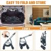 3-in-1 Pet Dog Stroller, Dog Wagon with Removable Carrier, Cat Stroller for Medium Dogs Up To 55lbs, Easy Foldable Pet Stroller