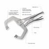 Locking Pliers, 18-inch C-Clamp Locking Pliers, for Carpentry, Woodworking, Welding, Fixing, Rust Prevention