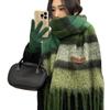 New Mohair Maillard Scarf Autumn and Winter Korean Premium Versatile Imitation Cashmere Warm Shawl